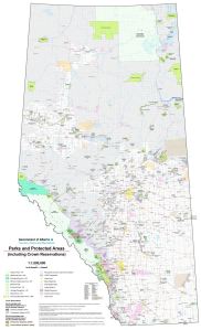 Parks and Protected Area (including Crown Reservations) 2011 (Government of Alberta)