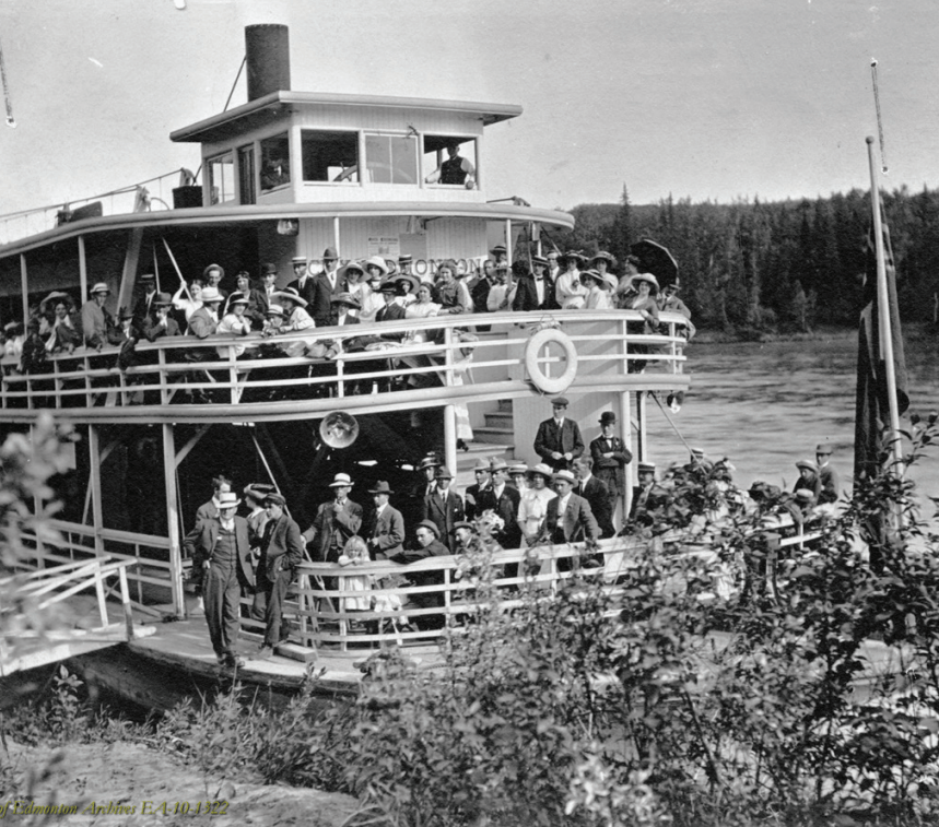 Big Island Steamboat., Date Unknown, City of Edmonton Archives