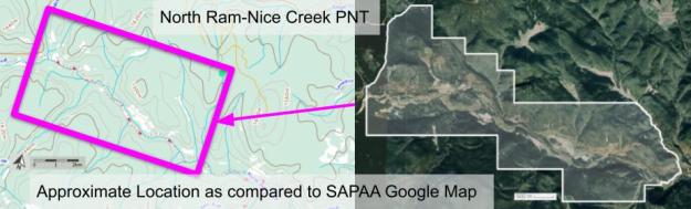 Topographical map of North Ram-Nice Creek (PNT). Image courtesy of https://atlas.gc.ca/toporama.