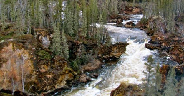 Whitemud Falls Wildland Park - Falls, July 2011, (Alberta Parks, A.Landals)