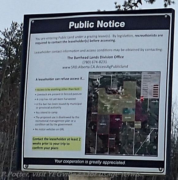 One of numerous public notice signs for Opal NA, 2024-03-09, P. Potter.